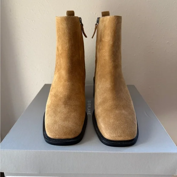 Everlane Tan Ankle Boots - Picture 3 of 6